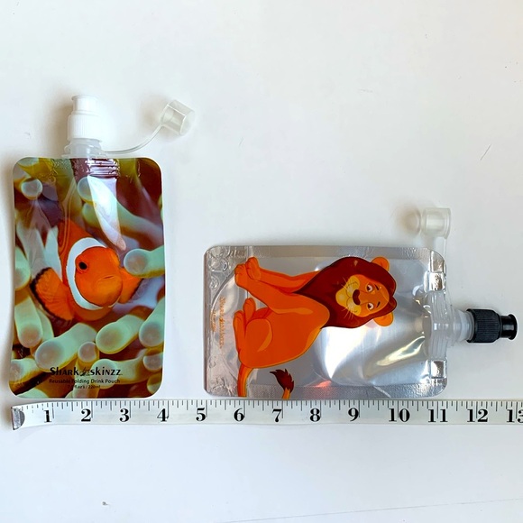 NWOT Kids Drink Pouch Bundle of 4 Travel On-the-Go - Picture 4 of 11